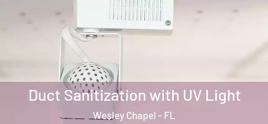  Duct Sanitization with UV Light Wesley Chapel - FL